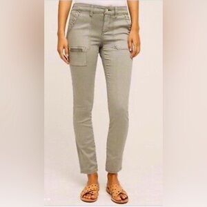 Anthropologie Hei Hei Cargo Pants | Grey/Green | Size 31